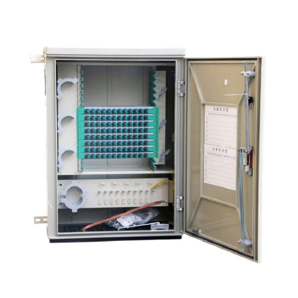 FTTH 96 core fiber optic splice distribution cabinet