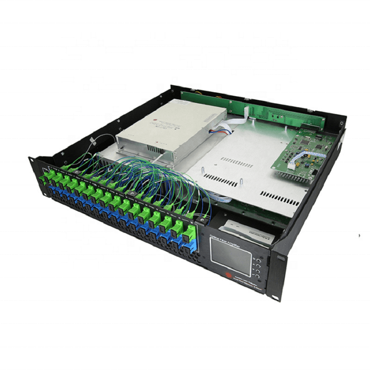 Wdm Edfa 8 Port Catv Combiner SC/APC 22dB WDM EDFA 1550nm 8 Port Catv ...