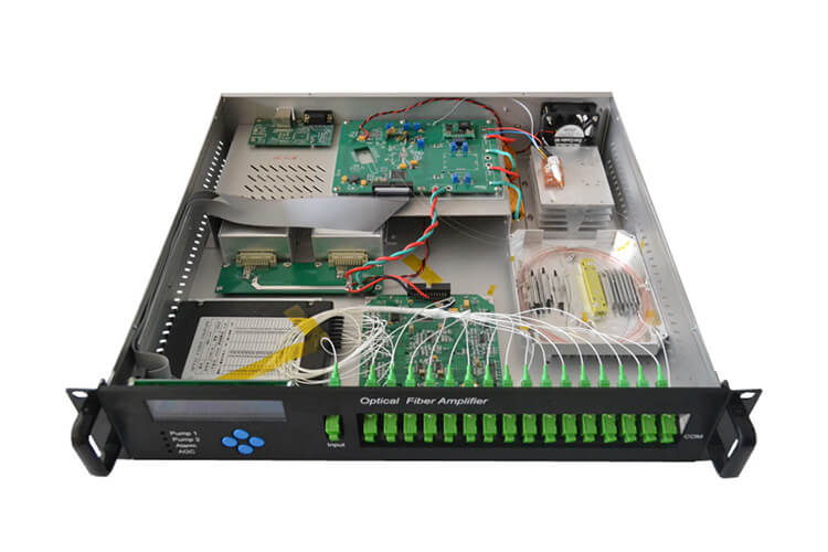 Wdm Edfa 8 Port Catv Combiner SC/APC 22dB WDM EDFA 1550nm 8 Port Catv ...