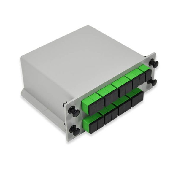 Hot Fiber PLC Splitter SC PC APC G652D LGX Cassette /Steel Tube/ ABS Box Fiber Optical PLC Splitter