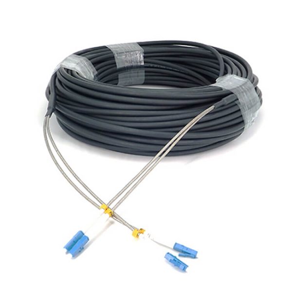 FTTA CPRI fiber optic LC armoured outdoor patch cord cable