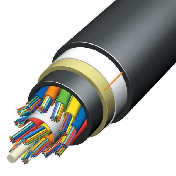 Chinese Supplier ADSS Double jacket Aerial 24core ADSS Fiber optical cable with 200M Span