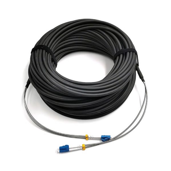 FTTA CPRI fiber optic LC armoured outdoor patch cord cable - Image 2