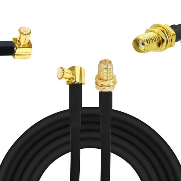 MCX RG-316 male to male plug Pigtail Coaxial Coax Cable Kable 50ohm RG316 - Image 4