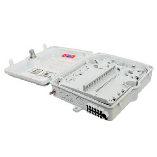 ABS material SC APC UPC IP65 12 core wall mounting fiber optical distribution box - Image 2