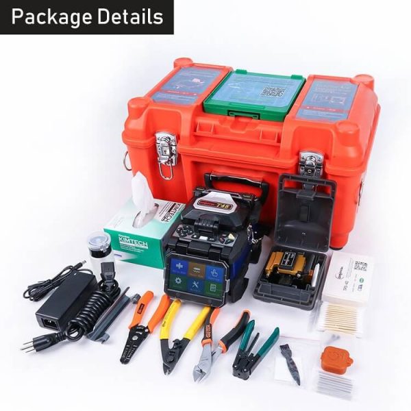 T45 FTTH Fiber Optic Fusion Splicer Machine Core Alignment Fusion Splicing Machine - Image 6