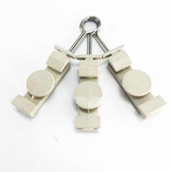 FTTH Small S type Anchor Plastic Cable Anchoring Clamp Holder For Fiber Drop Cable - Image 3