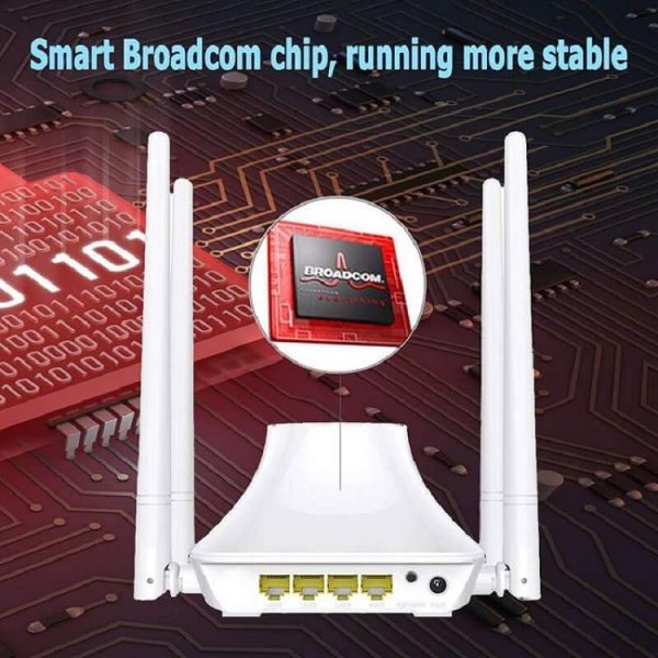 English Version tenda f6 router 300Mbps 4 Antenna 4 Port english version WIFI router - Image 6